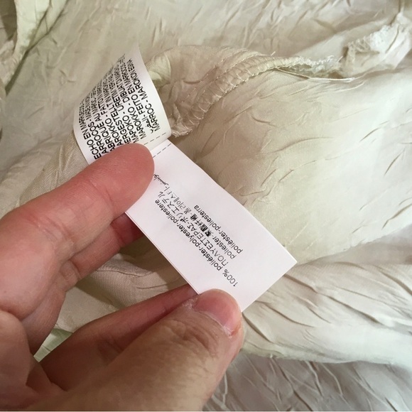 Zara shirt top button up long sleeve women m Wrinkled Look - Picture 9 of 9